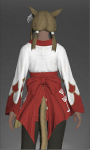 Lady's Yukata (Red) rear.png